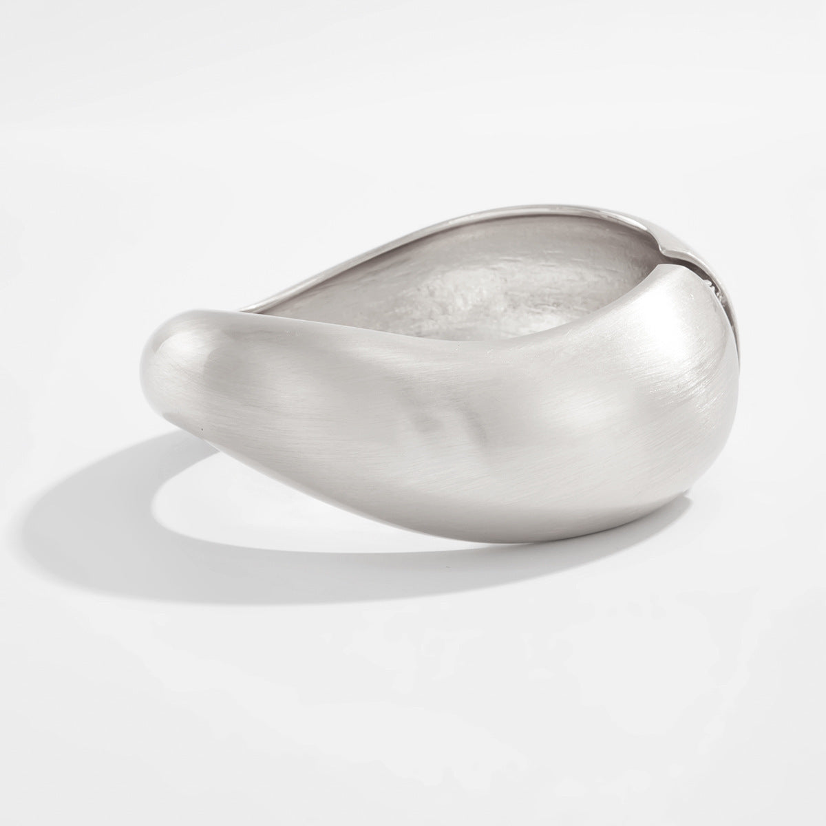 Metal Matte Bracelet | Textured Open Design