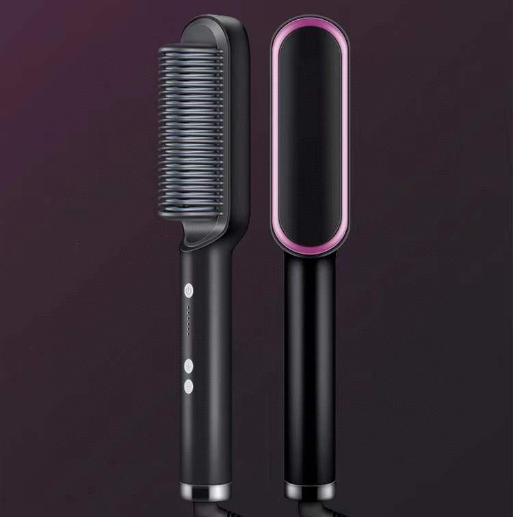 2 in 1 Hair Straightener & Curler | Hot Comb