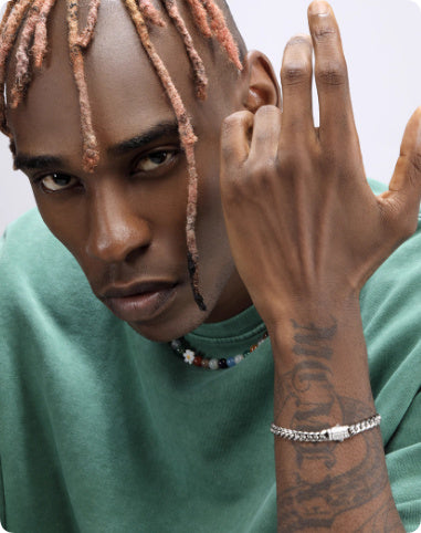 Gold Cuban Bracelet 8mm | Men’s Titanium Steel