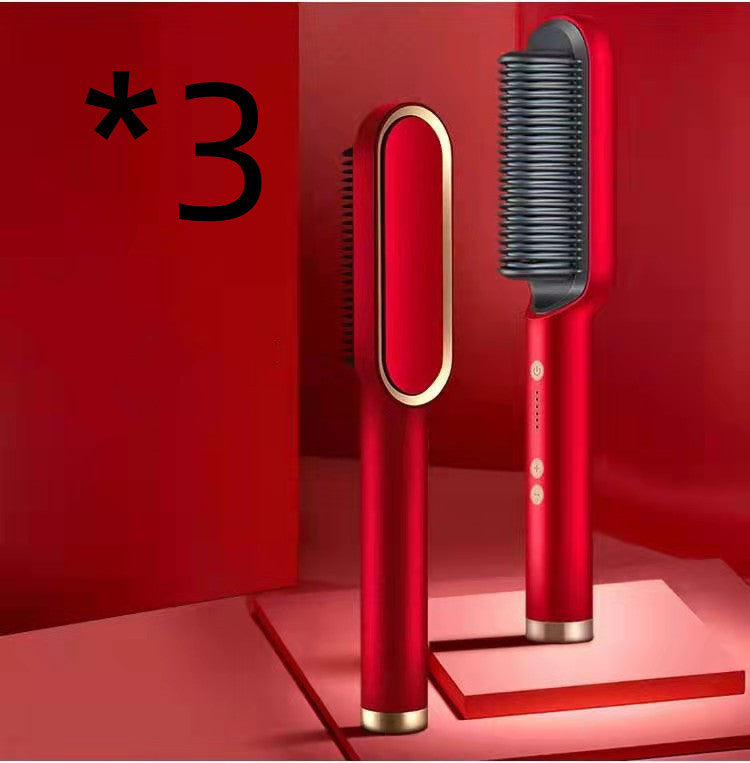 2 in 1 Hair Straightener & Curler | Hot Comb