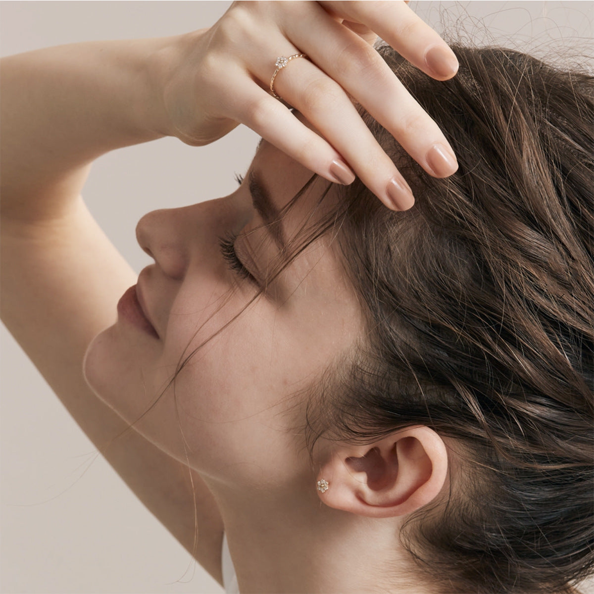 Flower Jewelry Set | Sterling Silver Ring & Necklace