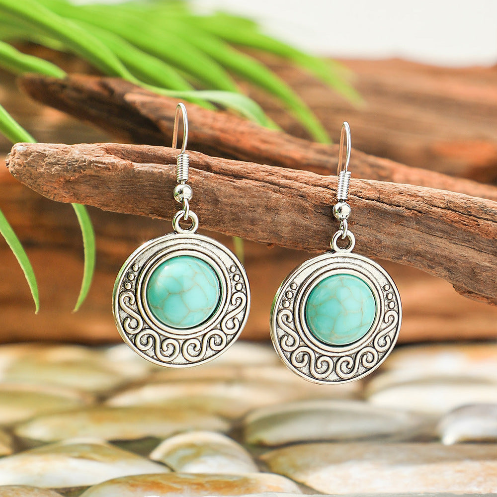 Retro Alloy Earrings | Statement Fashion