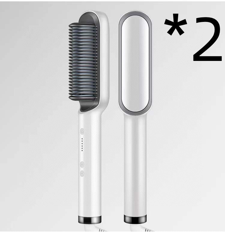 2 in 1 Hair Straightener & Curler | Hot Comb