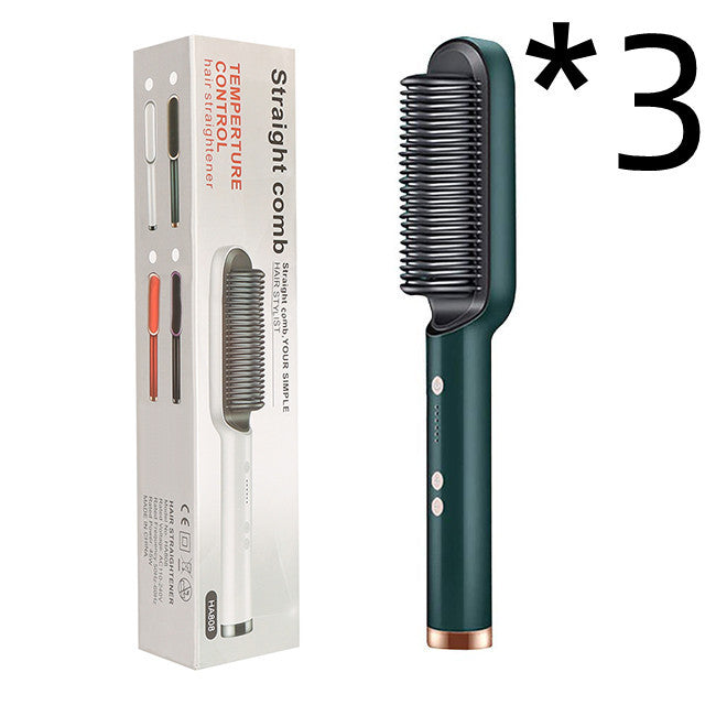 2 in 1 Hair Straightener & Curler | Hot Comb