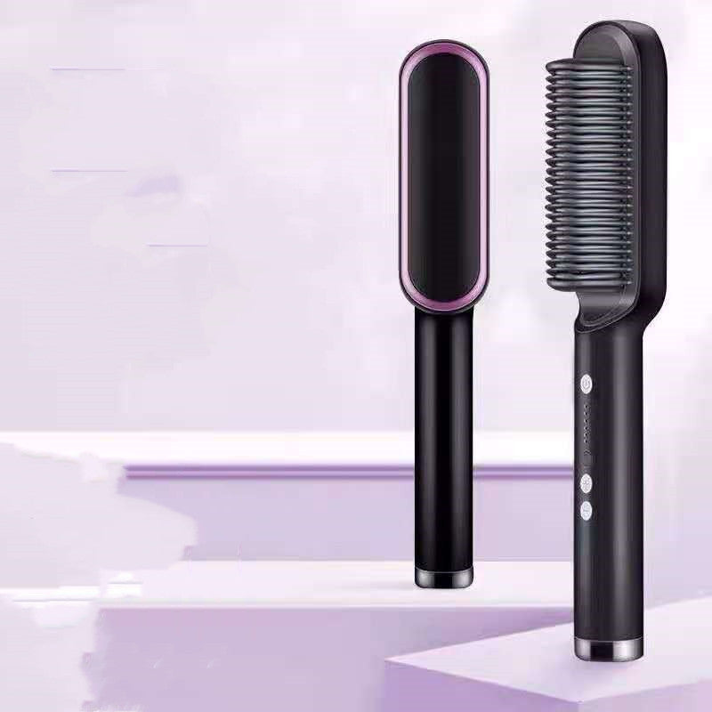2 in 1 Hair Straightener & Curler | Hot Comb