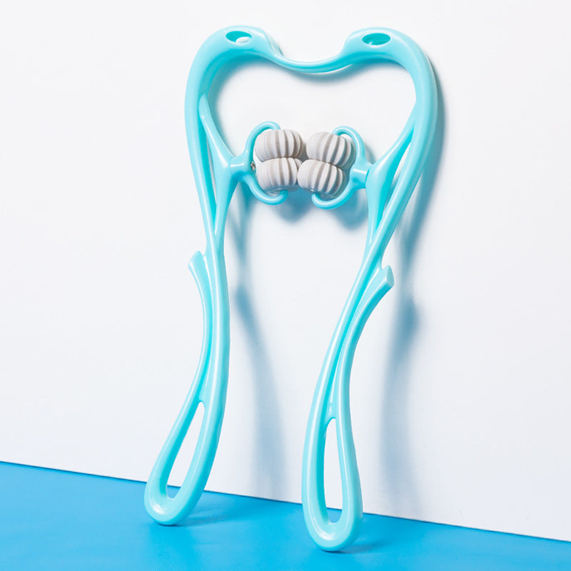 Six-Wheel Neck Massager | Manual Roller Tool