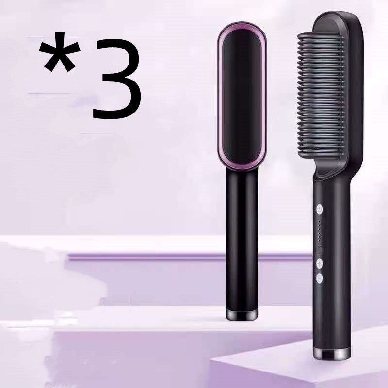 2 in 1 Hair Straightener & Curler | Hot Comb