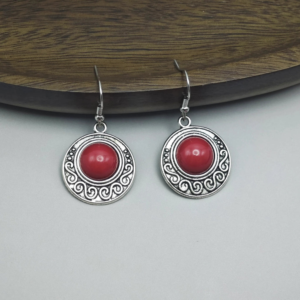 Retro Alloy Earrings | Statement Fashion