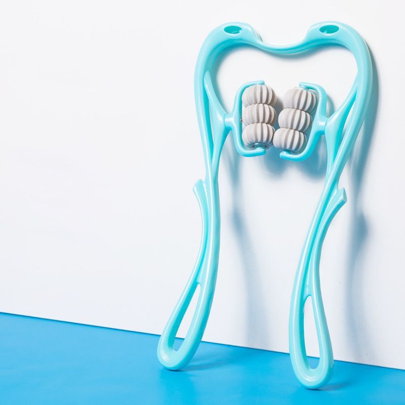 Six-Wheel Neck Massager | Manual Roller Tool