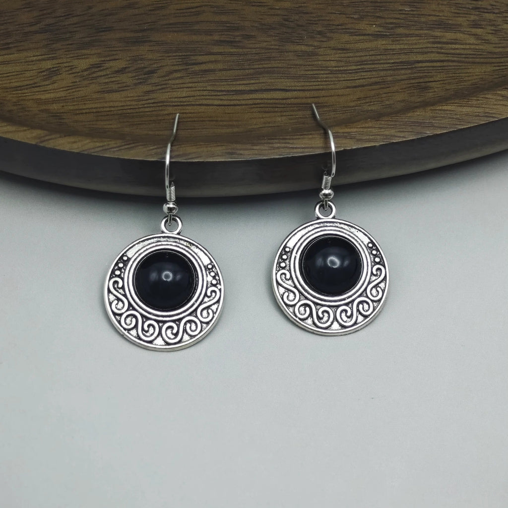 Retro Alloy Earrings | Statement Fashion