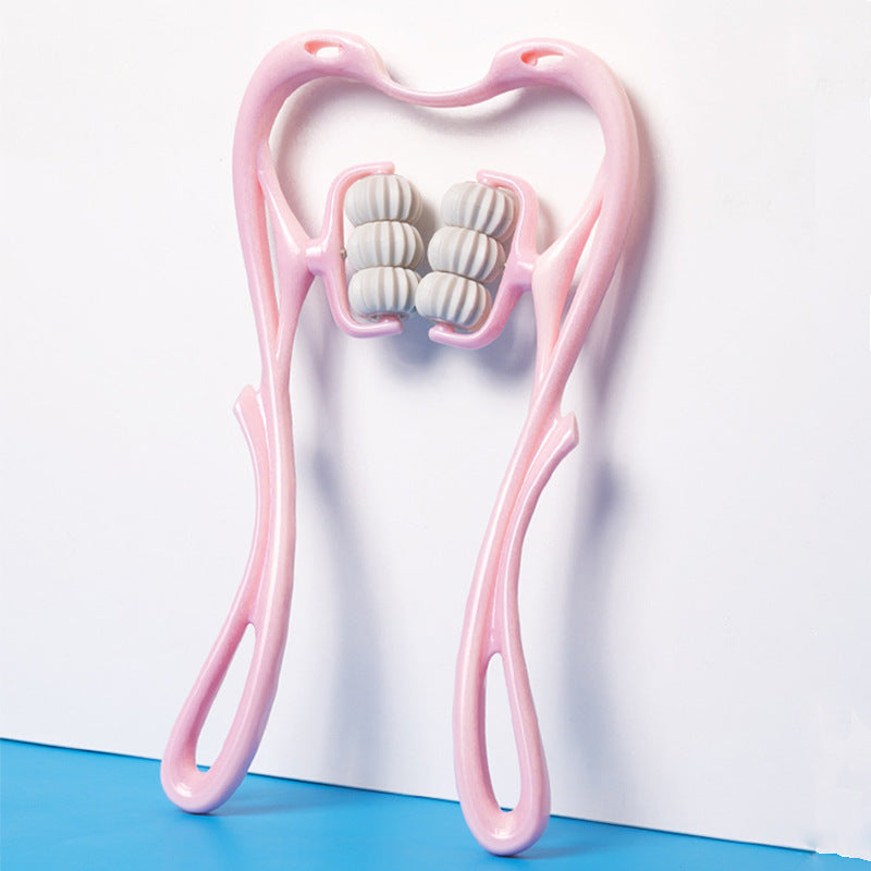 Six-Wheel Neck Massager | Manual Roller Tool